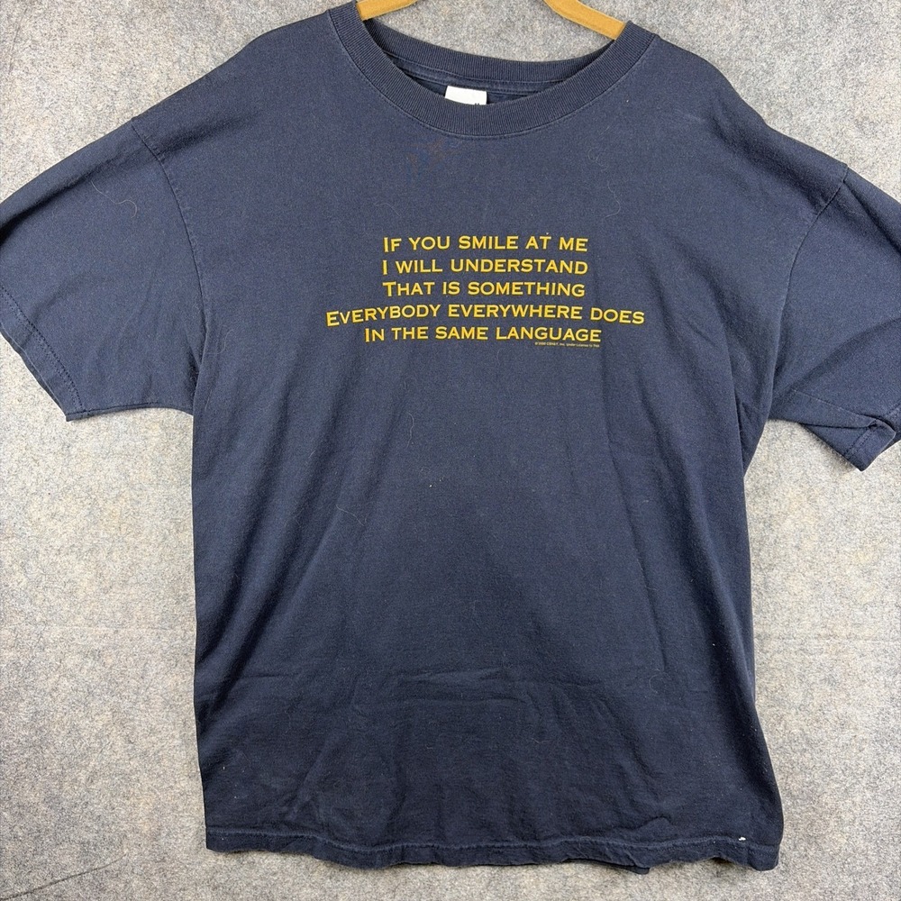Vintage Crosby Stills & Nash Wooden Ships Concert TShirt Mens XL Double Sided